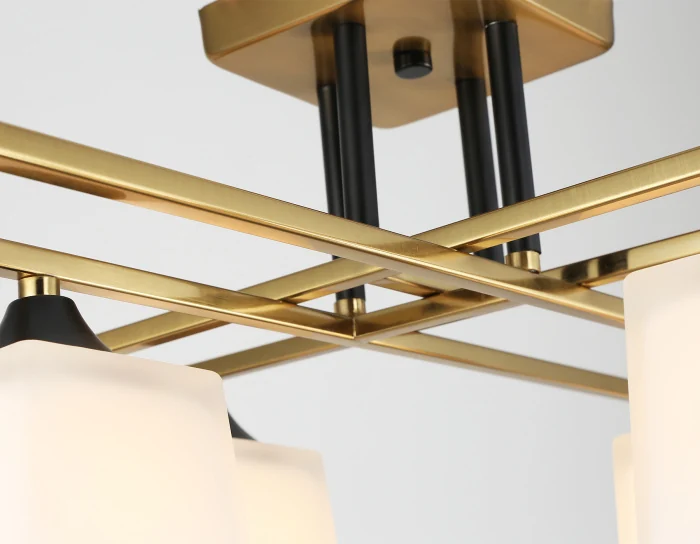 Люстра на штанге со стеклянными плафонами AMBRELLA light TR303044