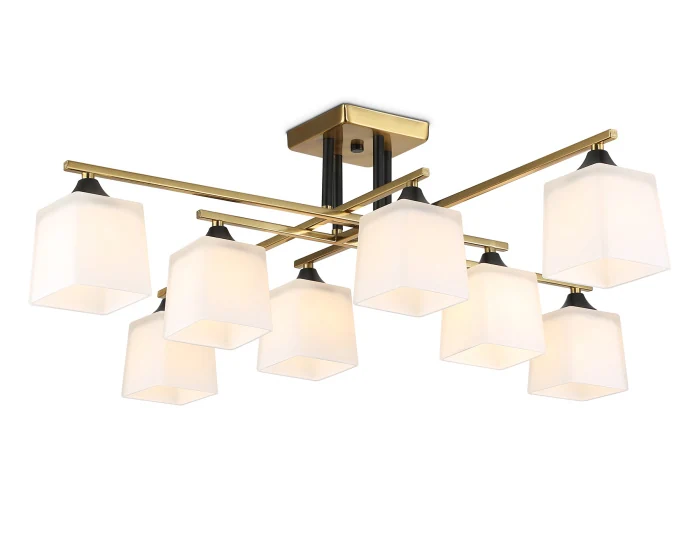 Люстра на штанге со стеклянными плафонами AMBRELLA light TR303044