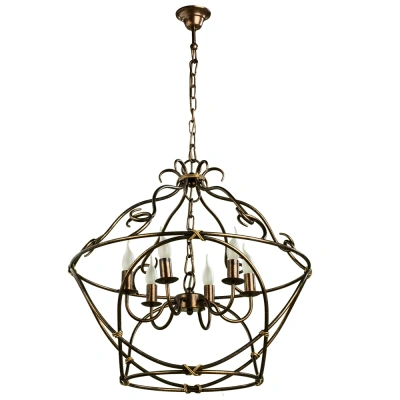 Люстра подвесная Arte Lamp BELLATOR A8960SP-6GA