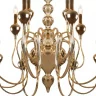 Подвесная люстра iLamp Lady 88003-10+5 Золотая