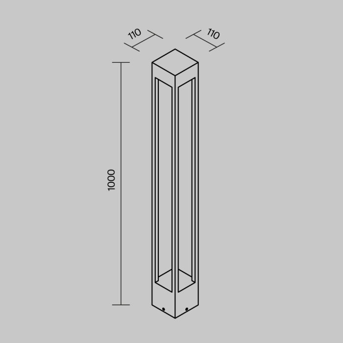 Садово-парковый светильник Maytoni Elbe O424FL-L10GF