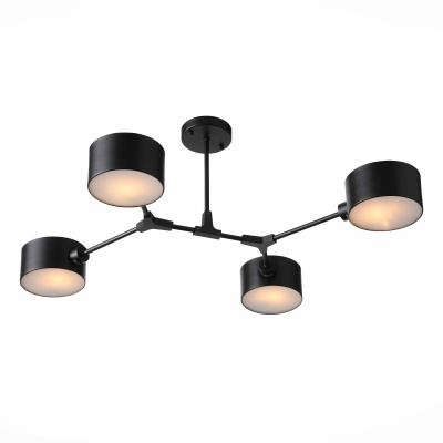 SLE183402-04 Светильник потолочный Черный/Черный E14 4*60W