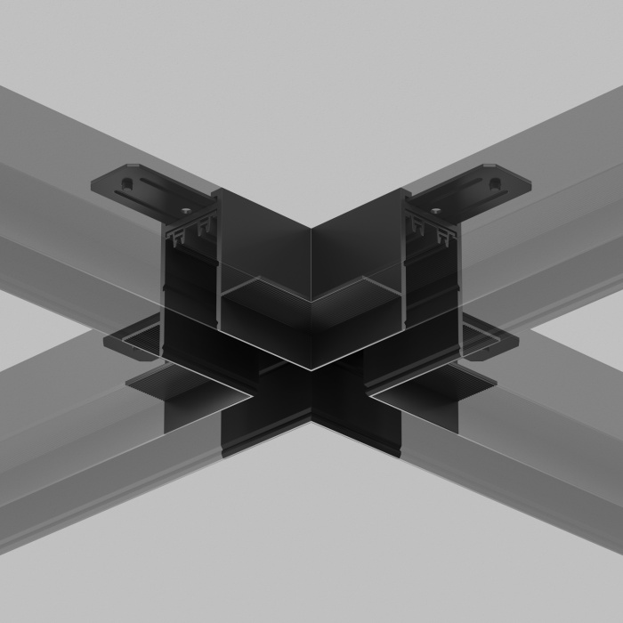 Коннектор Denkirs SMART HIDE TR2114-BK