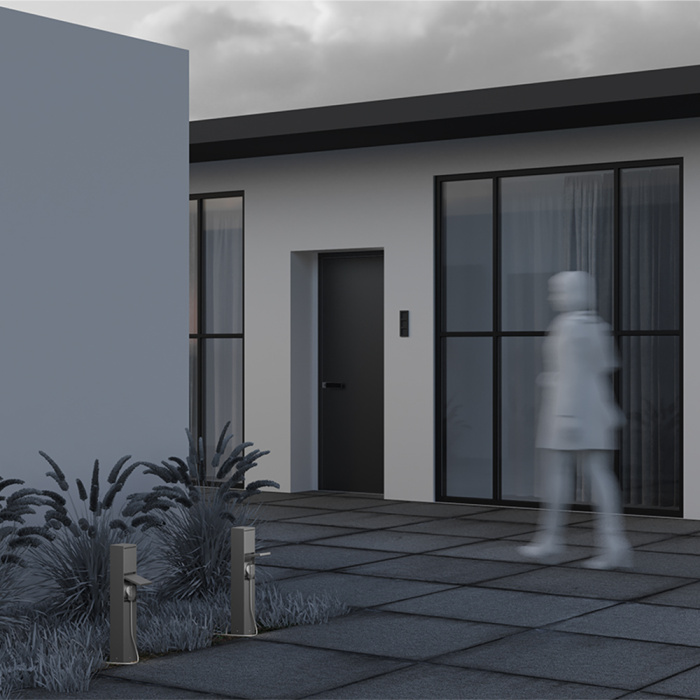 Уличный блок розеток Maytoni Nido O460FL-GF02SC