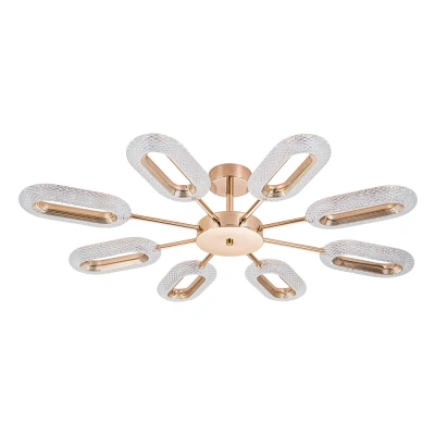 Люстра потолочная Arte Lamp OVALE A2489PL-8GO