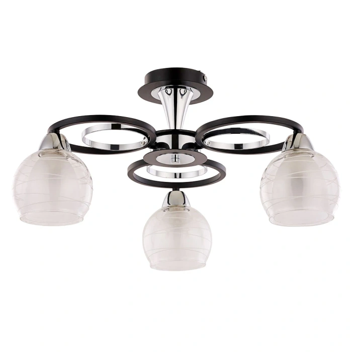 Потолочная люстра Arte Lamp Ginevra A1604PL-3BK