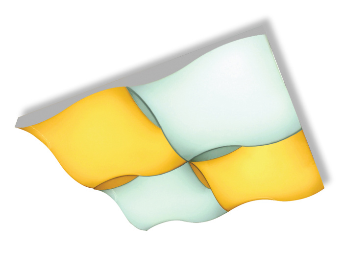 Потолочный светодиодный светильник с пультом Ambrella light FP2354