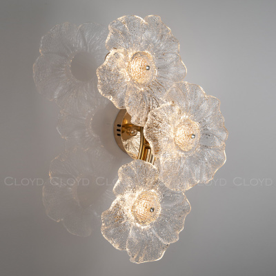 Бра Cloyd SHAMBALA-B W3 / выс. 45 см - золото (арт.20395)