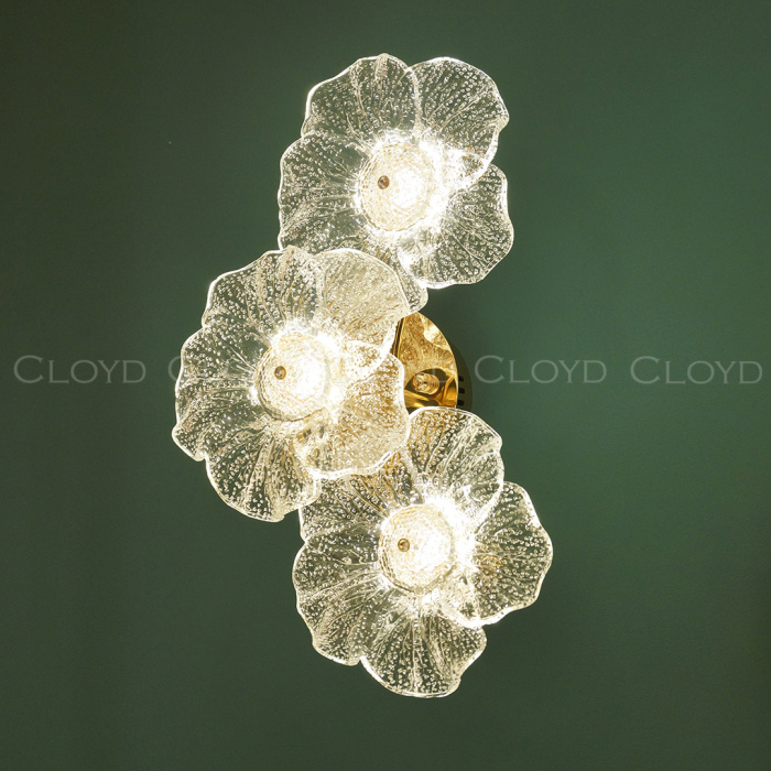 Бра Cloyd SHAMBALA-B W3 / выс. 45 см - золото (арт.20395)