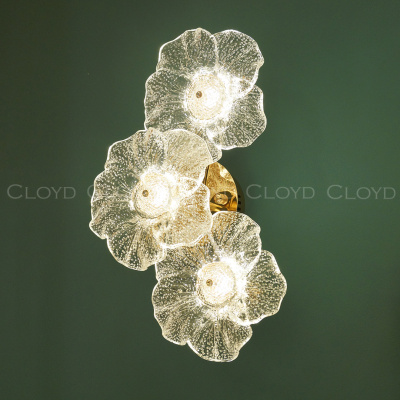 Бра Cloyd SHAMBALA-B W3 / выс. 45 см - золото (арт.20395)