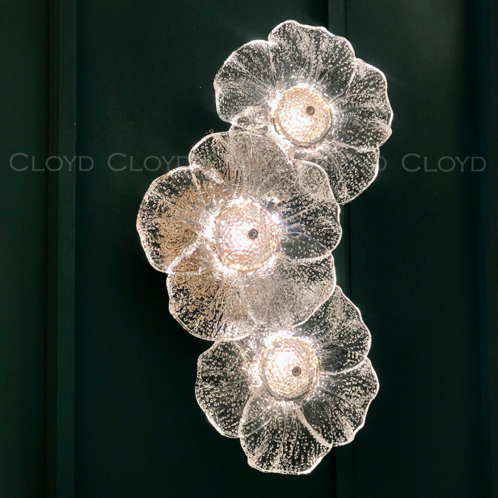 Бра Cloyd SHAMBALA-B W3 / выс. 45 см - золото (арт.20395)