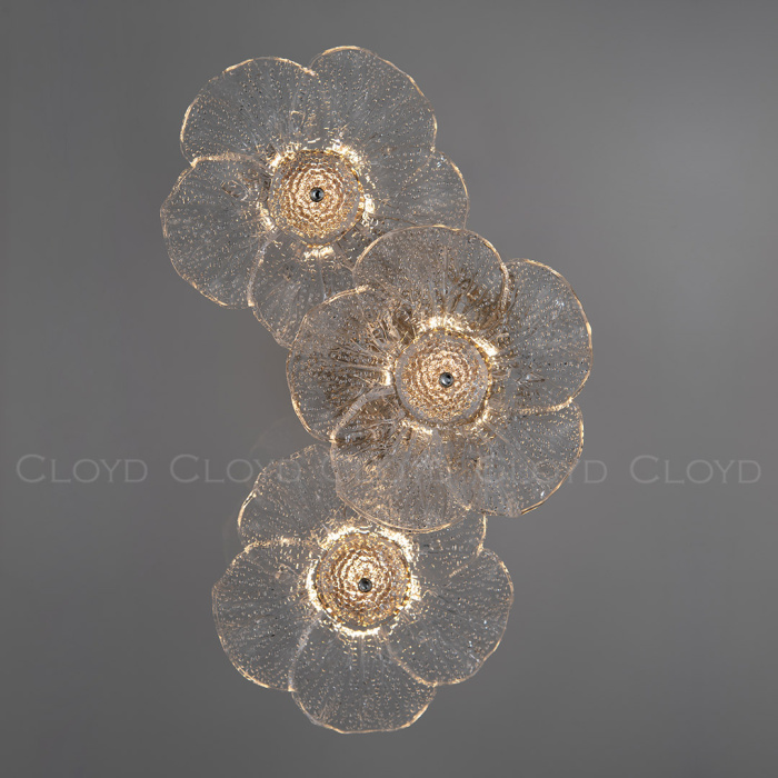 Бра Cloyd SHAMBALA-B W3 / выс. 45 см - золото (арт.20395)