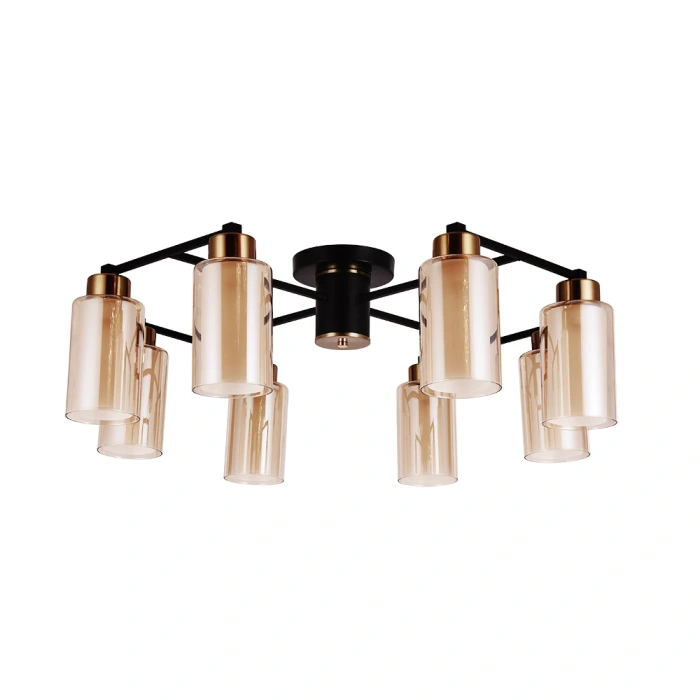 Люстра потолочная Arte Lamp LEO A7027PL-8BK