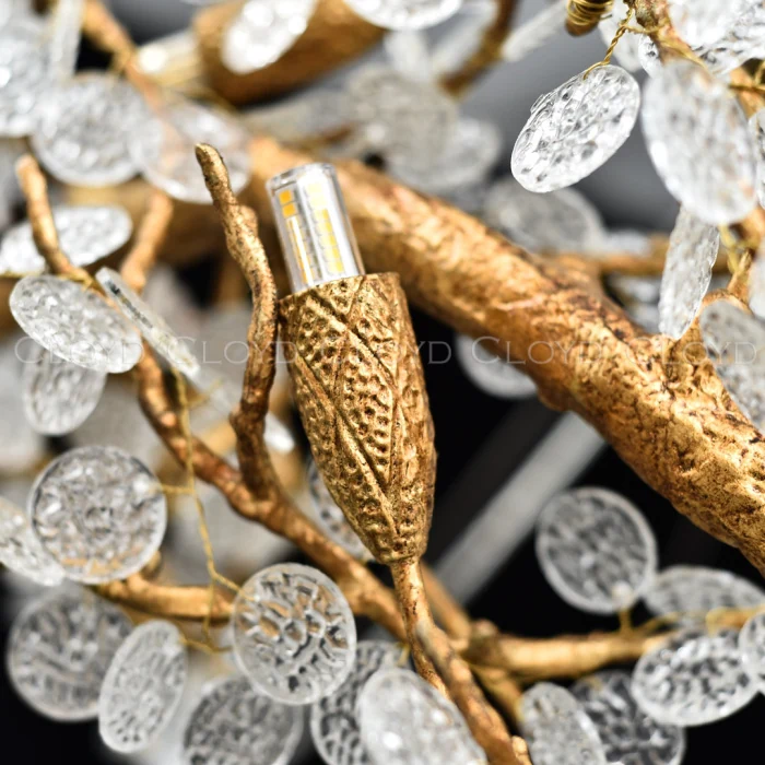 Люстра Cloyd HAOMA C16 / L120 см - латунь (арт.11110)