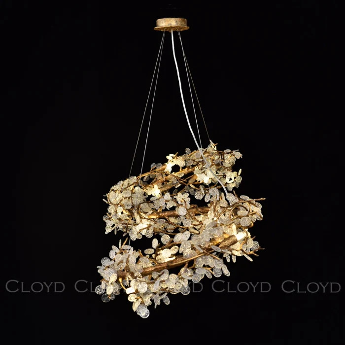 Люстра Cloyd HAOMA C16 / L120 см - латунь (арт.11110)