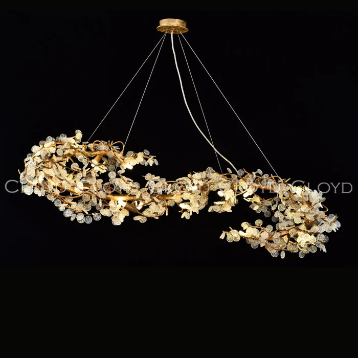 Люстра Cloyd HAOMA C16 / L120 см - латунь (арт.11110)