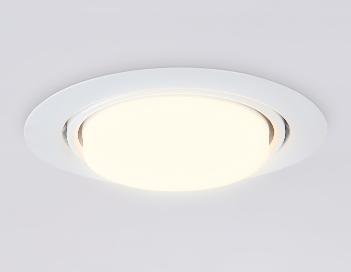 Светильник встраиваемый поворотный со сменной лампой GX53 Ambrella light G10122
