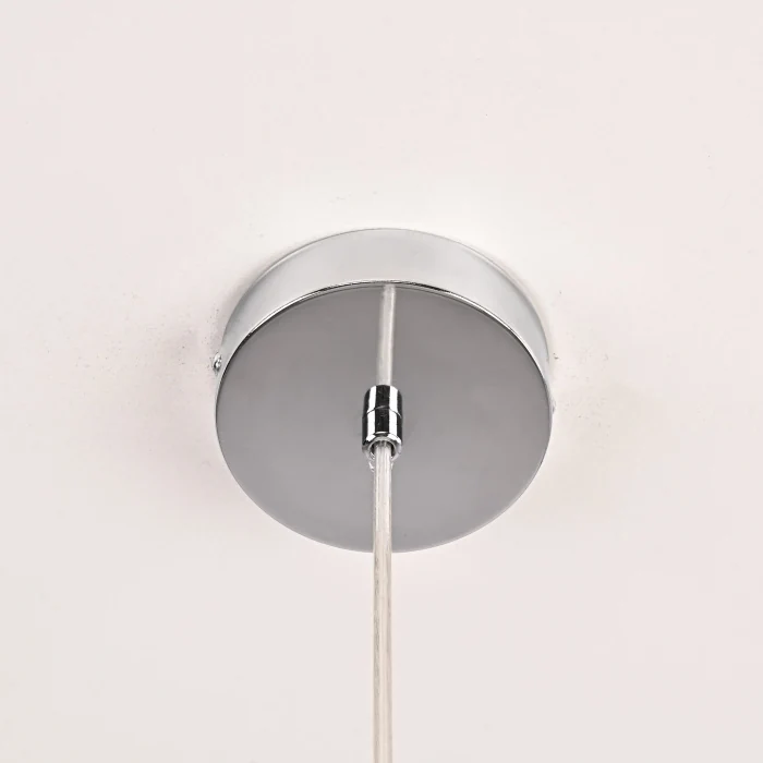 Люстра RH Utilitaire Disk Triple Pendant Silver ImperiumLoft