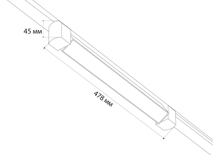 Светильник на шине Italline IT08-8030 black 3000K