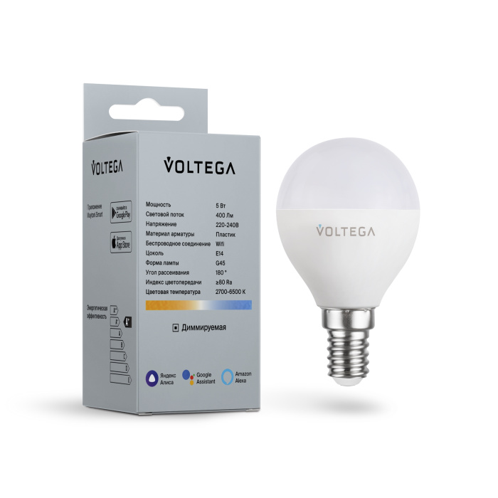 Светодиодная лампа Voltega Wi-Fi bulbs 2428