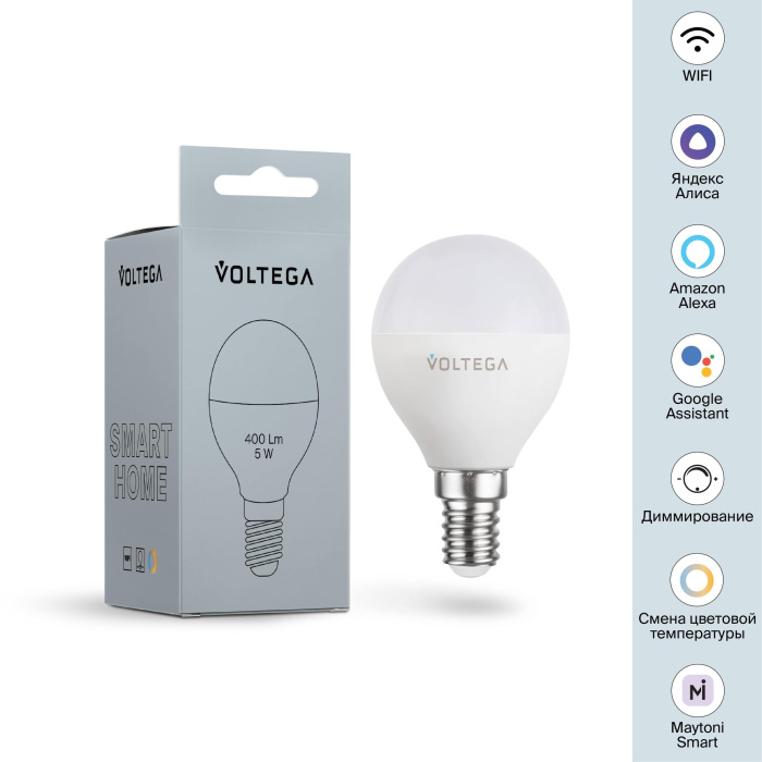 Светодиодная лампа Voltega Wi-Fi bulbs 2428