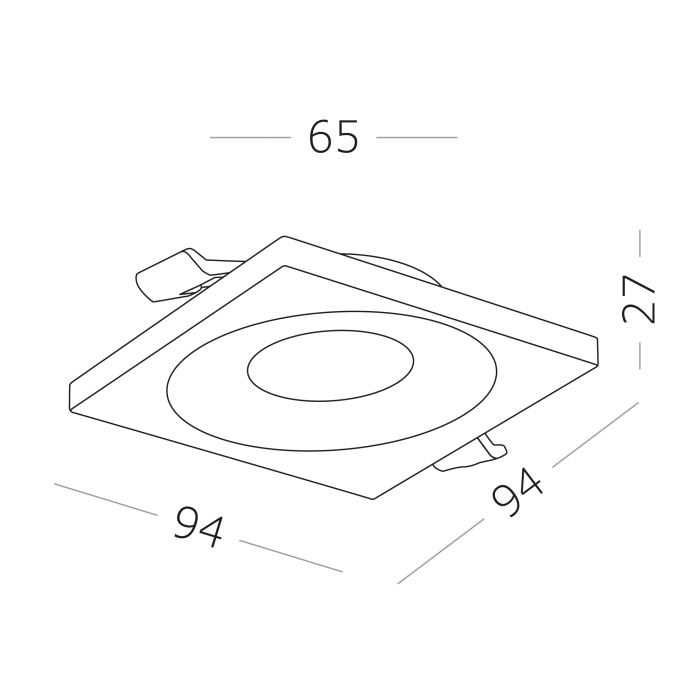 Встраиваемый светильник ST LUCE ST205.518.01