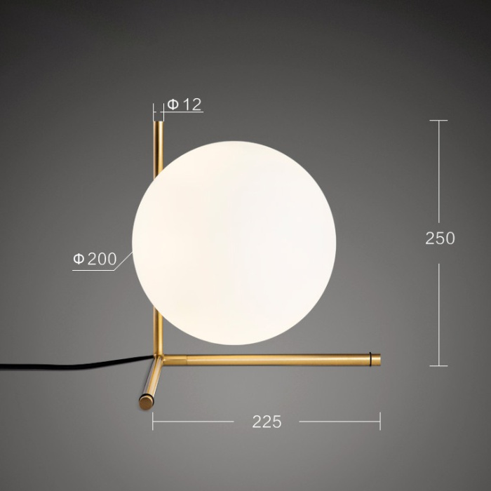 Настольная лампа STEM TAB D22,5 ImperiumLoft