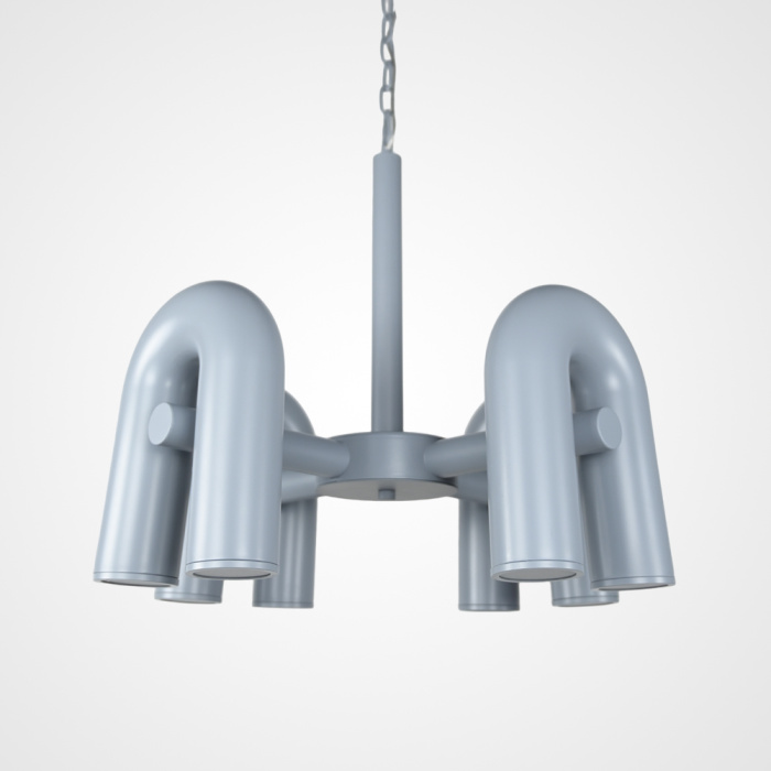 Подвесная люстра FANNY 8 Grey ImperiumLoft