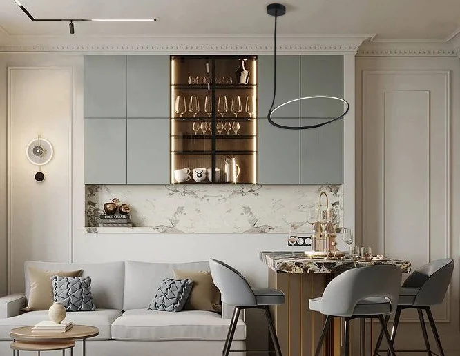 Светильник подвесной Italline IT013-6025 black 3000K