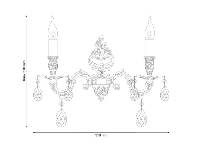 Бра Lucia Tucci BARLETTA W1730.2 cream white