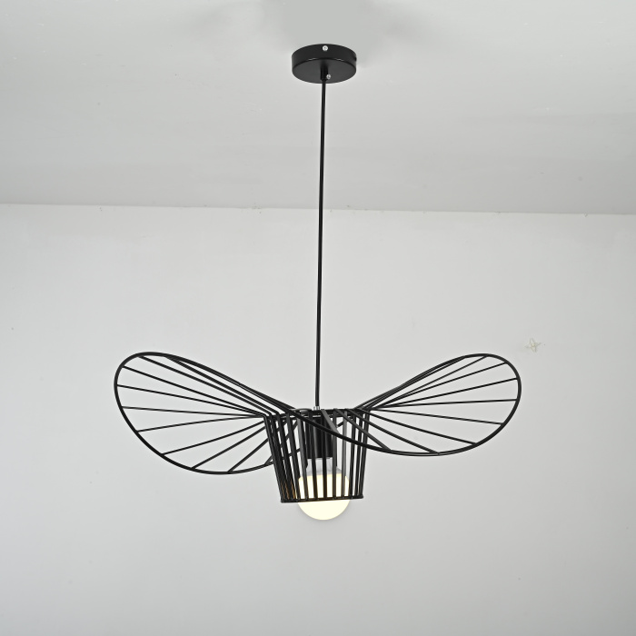 Подвесной светильник HAT D60 Black ImperiumLoft