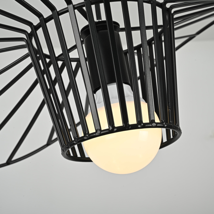 Подвесной светильник HAT D60 Black ImperiumLoft