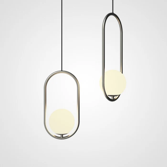 Подвесной светильник Matthew McCormick hoop 50 Silver MILA Pendant ImperiumLoft
