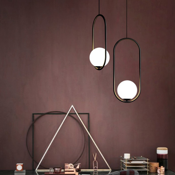 Подвесной светильник Matthew McCormick hoop 50 Silver MILA Pendant ImperiumLoft