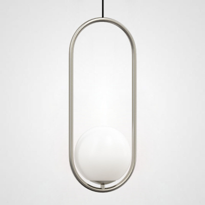 Подвесной светильник Matthew McCormick hoop 50 Silver MILA Pendant ImperiumLoft