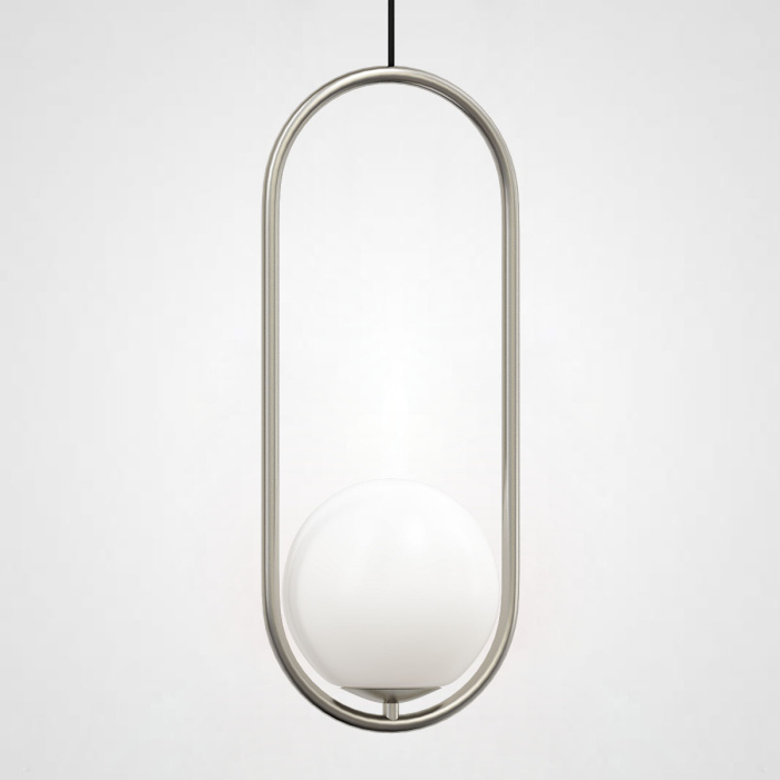 Подвесной светильник Matthew McCormick hoop 50 Silver MILA Pendant ImperiumLoft