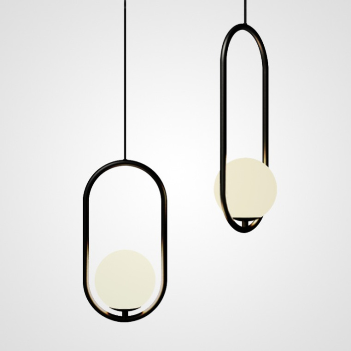 Подвесной светильник Matthew McCormick hoop 50 Silver MILA Pendant ImperiumLoft