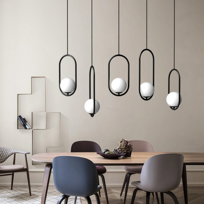Подвесной светильник Matthew McCormick hoop 50 Silver MILA Pendant ImperiumLoft