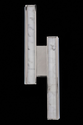 Настенный светильник Leon Christine LE7702/2W Black Chrome