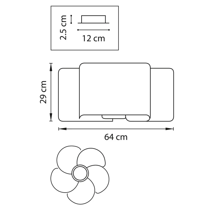 Накладная люстра PITTORE LIGHTSTAR 811052