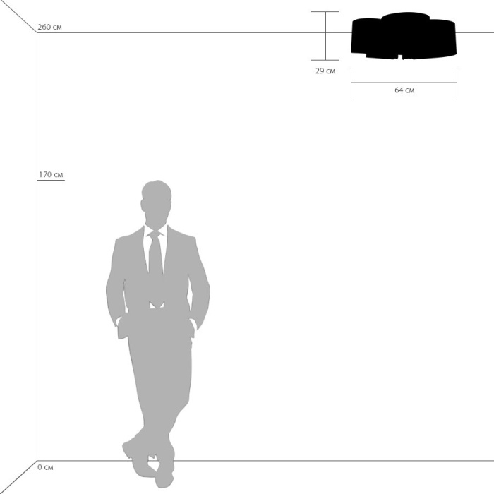 Накладная люстра PITTORE LIGHTSTAR 811052