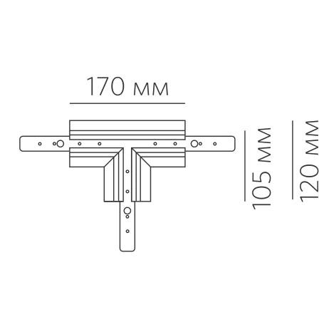 Угловой соединитель к шинопроводу Space F Led Technology SPACE F UGL T W