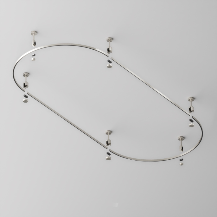 Шинопровод полукруг Maytoni Busbar trunkings Flarity TRX154-SR-D800-PT