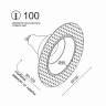 Встраиваемый поворотный светильник Ledron AO1501036 WHITE