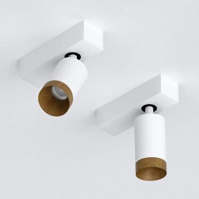 Спот Ledron SAGITONY E S60 Wooden White