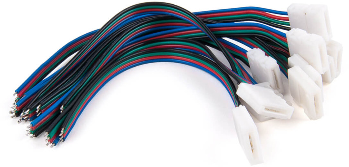 Коннектор для светодиодной ленты RGB (10 шт) Elektrostandard 4690389029042