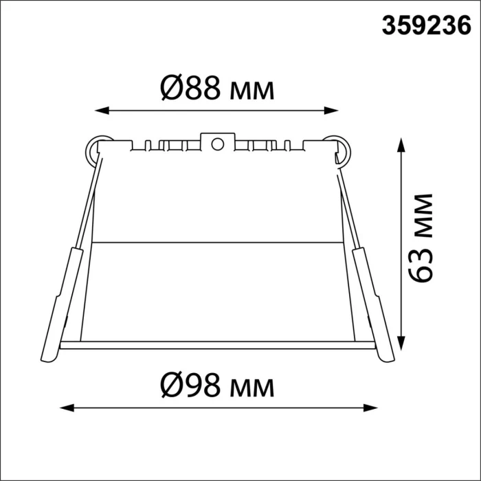 Светильник встраиваемый SPOT NOVOTEСH 359236