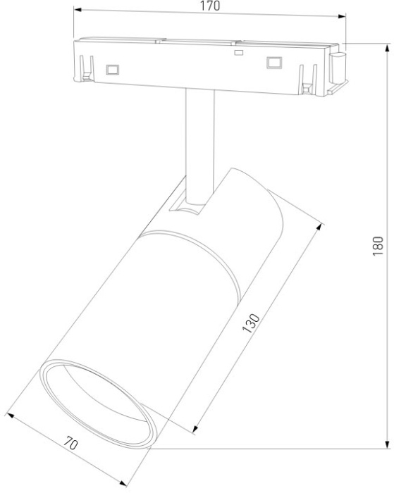 Трековый светильник Elektrostandard Slim magnetic 4690389178894