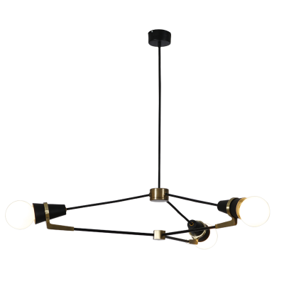 Люстра на штанге Delight Collection Long Pivot 9209P/3A black