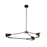 Люстра на штанге Delight Collection Long Pivot 9209P/3A black